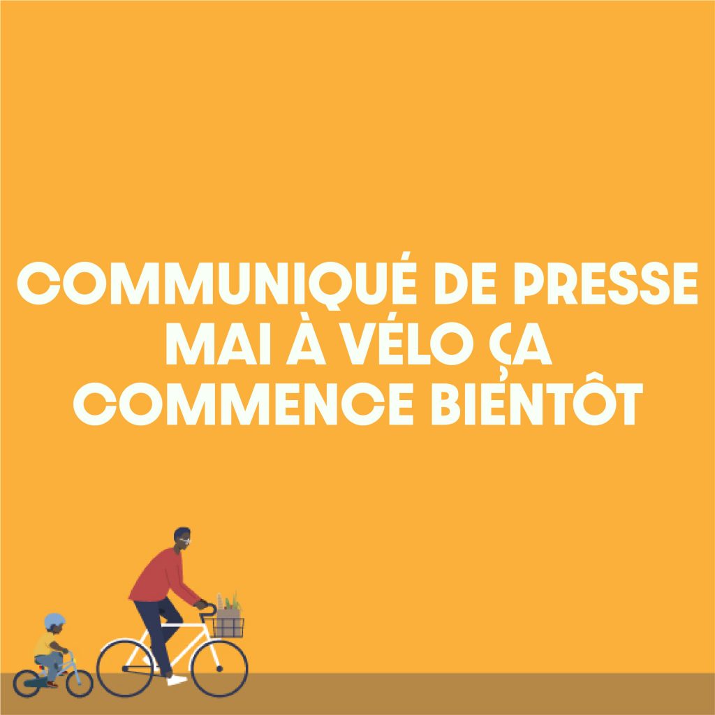 Communiqué de presse Mai à vélo