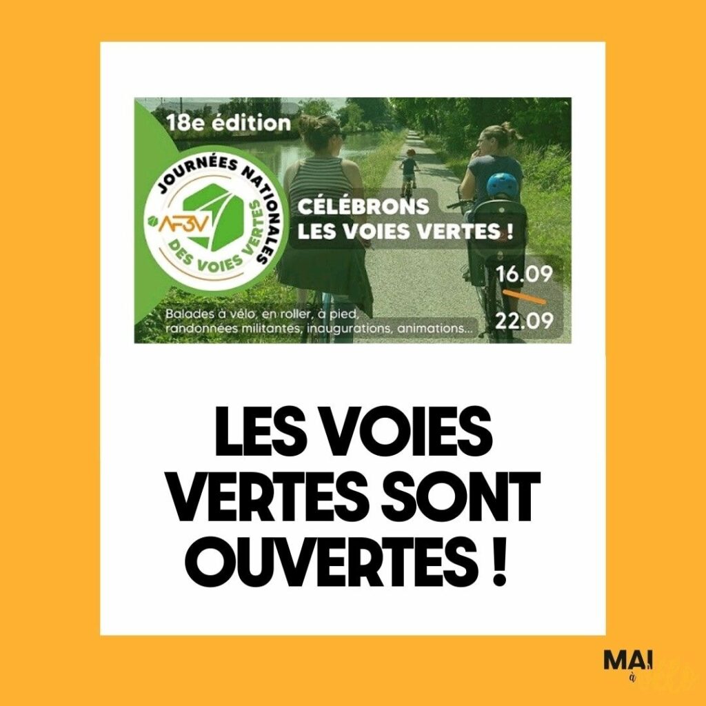 AF3V : Tous à vélo sur les voies vertes !