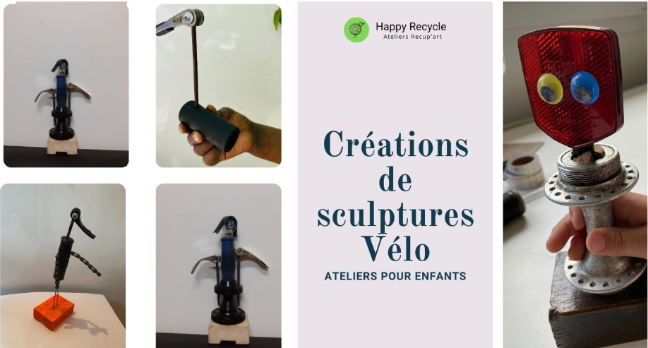 Illustration : créations de sculptures vélo (Nathalie Thillay)