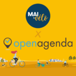 Visuel Mai à vélo et OpenAgenda