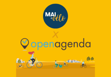 Visuel Mai à vélo et OpenAgenda