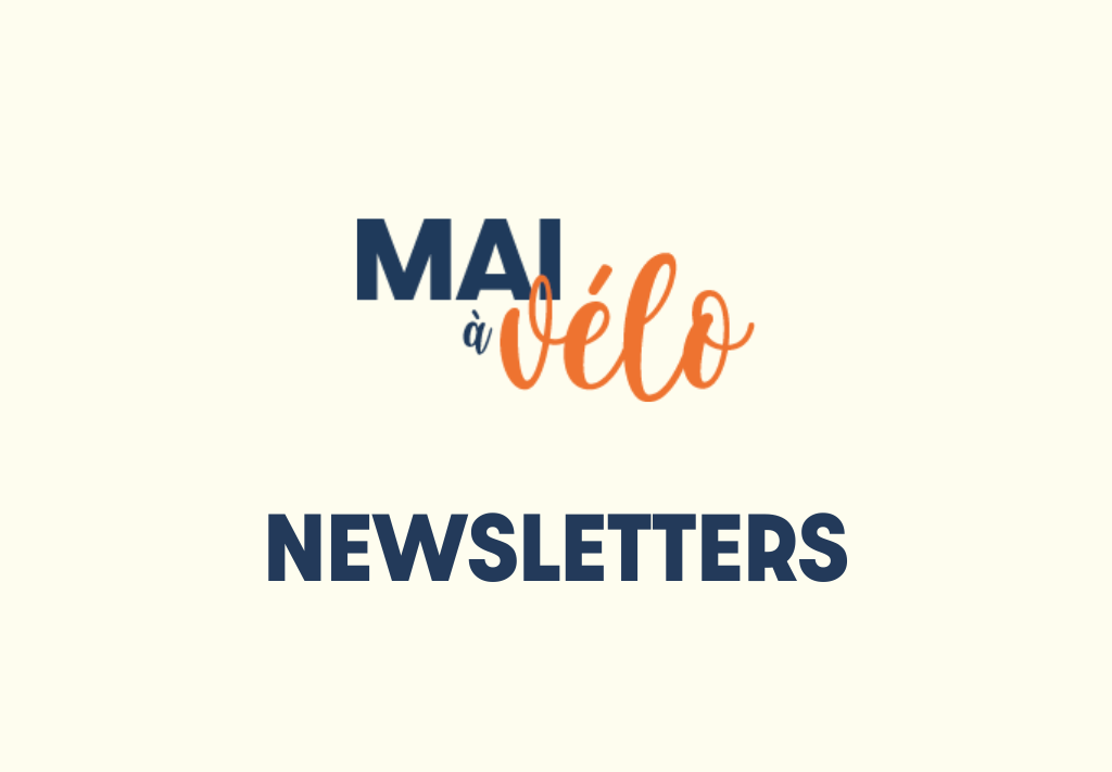 Newsletters Mai à vélo