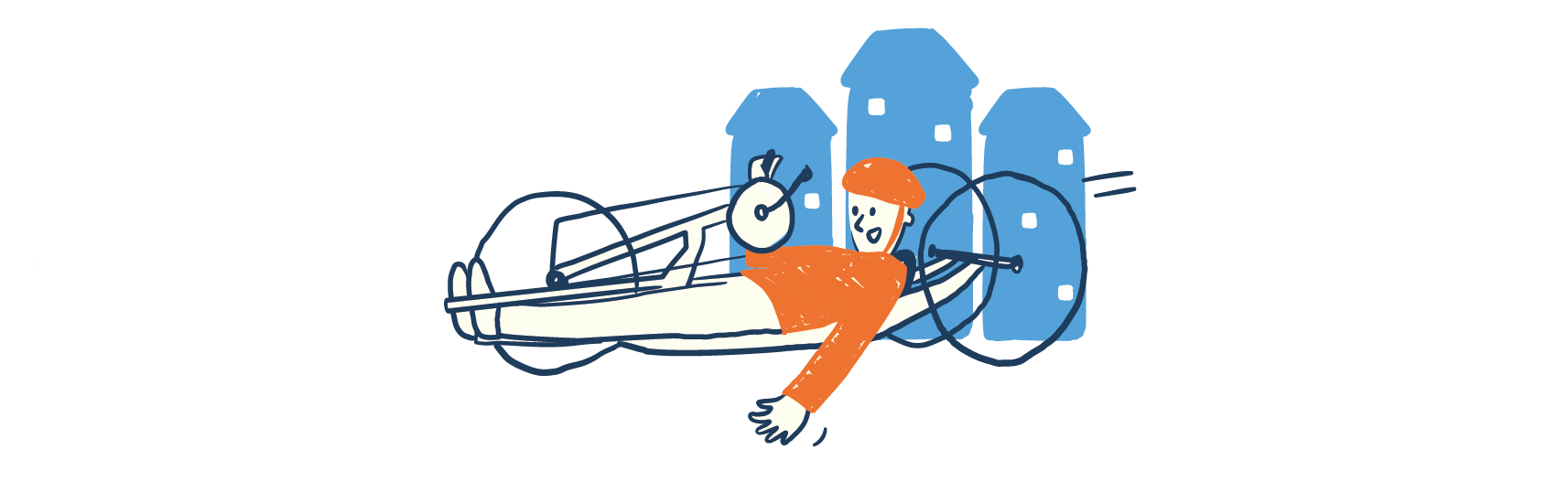 Personnage PMR Mai à vélo